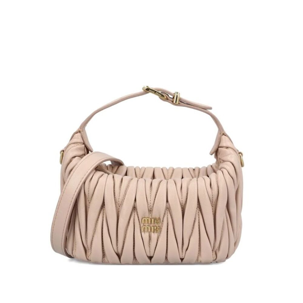 Matelassé Nappa Leather Pouch Women